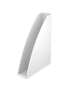   LEITZ Iratpapucs, műanyag, 60 mm, elöl nyitott, LEITZ "Wow" fehér