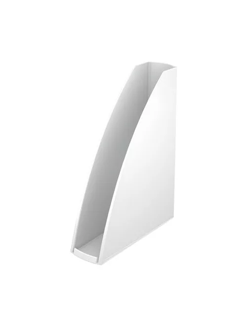 LEITZ Iratpapucs, műanyag, 60 mm, elöl nyitott, LEITZ "Wow" fehér