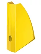 LEITZ Iratpapucs, műanyag, 60 mm, elöl nyitott, LEITZ "Wow", sárga