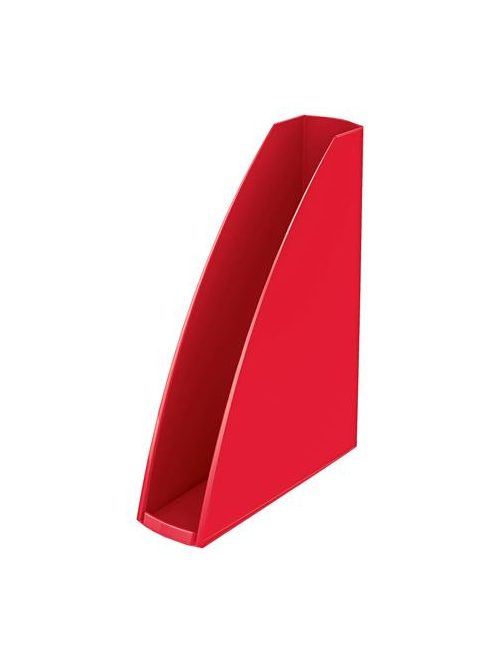 LEITZ Iratpapucs, műanyag, 60 mm, elöl nyitott, LEITZ "Wow", piros