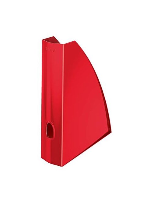 LEITZ Iratpapucs, műanyag, 60 mm, elöl nyitott, LEITZ "Wow", piros