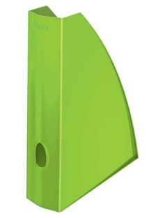   LEITZ Iratpapucs, műanyag, 60 mm, elöl nyitott, LEITZ "Wow",  zöld