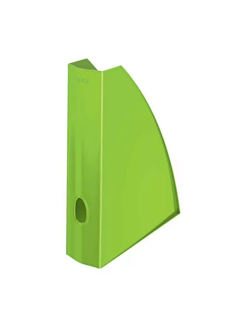 LEITZ Iratpapucs, műanyag, 60 mm, elöl nyitott, LEITZ "Wow", zöld