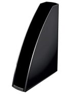 LEITZ Iratpapucs, műanyag, 60 mm, elöl nyitott, LEITZ "Wow", fekete