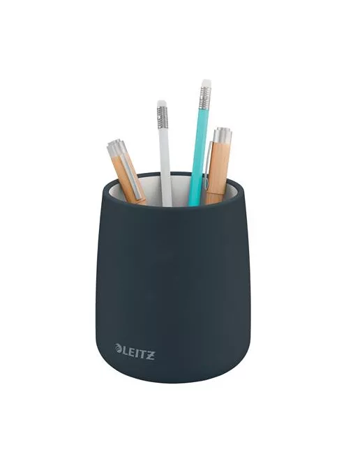 LEITZ Írószertartó, kerámia, LEITZ "Cosy", bársonyszürke