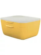 LEITZ Irattároló, műanyag, 2 fiókos, LEITZ "Cosy", melegsárga