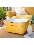 LEITZ Irattároló, műanyag, 2 fiókos, LEITZ "Cosy", melegsárga