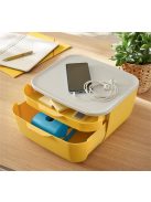 LEITZ Irattároló, műanyag, 2 fiókos, LEITZ "Cosy", melegsárga