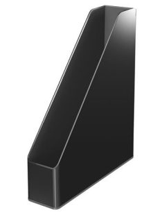   LEITZ Iratpapucs, műanyag, 73 mm, kettős színhatású, LEITZ "Duo", fekete