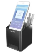 LEITZ Írószertartó, kettős színhatású, LEITZ "Duo", fekete