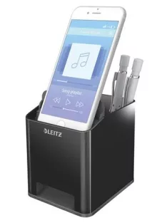   LEITZ Írószertartó, kettős színhatású, LEITZ "Duo", fekete