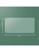 LEITZ Könyökalátét, 70x36 cm, LEITZ, áttetsző