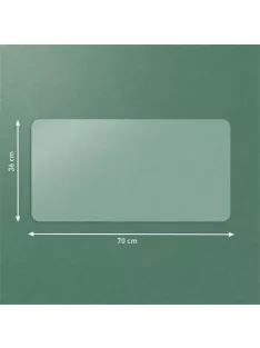 LEITZ Könyökalátét, 70x36 cm, LEITZ, áttetsző