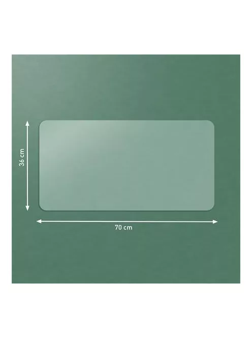 LEITZ Könyökalátét, 70x36 cm, LEITZ, áttetsző