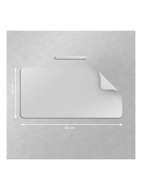 LEITZ Könyökalátét, 80x40 cm, LEITZ, világosszürke