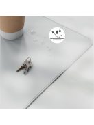 LEITZ Könyökalátét, 80x40 cm, LEITZ, világosszürke