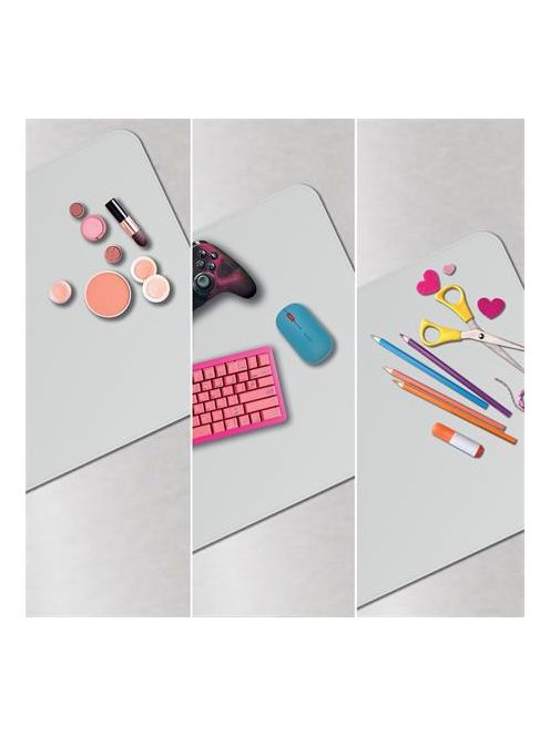 LEITZ Könyökalátét, 80x40 cm, LEITZ, világosszürke