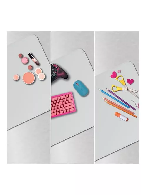 LEITZ Könyökalátét, 80x40 cm, LEITZ, világosszürke