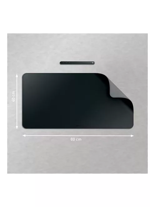 LEITZ Könyökalátét, 80x40 cm, LEITZ, fekete