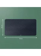 LEITZ Könyökalátét, 70x36 cm, filc, LEITZ, sötétszürke