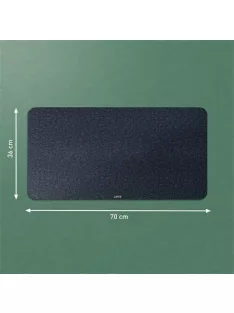   LEITZ Könyökalátét, 70x36 cm, filc, LEITZ, sötétszürke