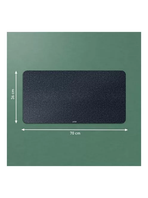 LEITZ Könyökalátét, 70x36 cm, filc, LEITZ, sötétszürke