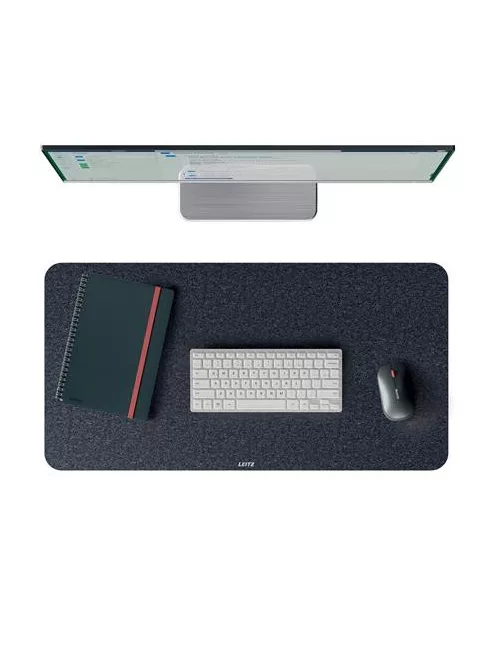 LEITZ Könyökalátét, 70x36 cm, filc, LEITZ, sötétszürke