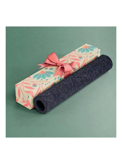 LEITZ Könyökalátét, 70x36 cm, filc, LEITZ, sötétszürke