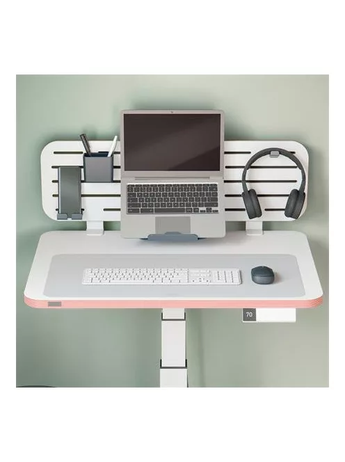 LEITZ Könyökalátét, újrahasznosított bőr, 70x36 cm, LEITZ, világosszürke