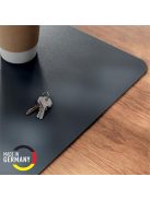 LEITZ Könyökalátét, újrahasznosított bőr, 70x36 cm, LEITZ, sötétszürke