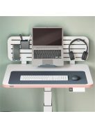 LEITZ Könyökalátét, újrahasznosított bőr, 70x36 cm, LEITZ, sötétszürke