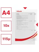 ESSELTE Genotherm, "L", A4, 105 mikron, narancsos felület, ESSELTE "Standard"