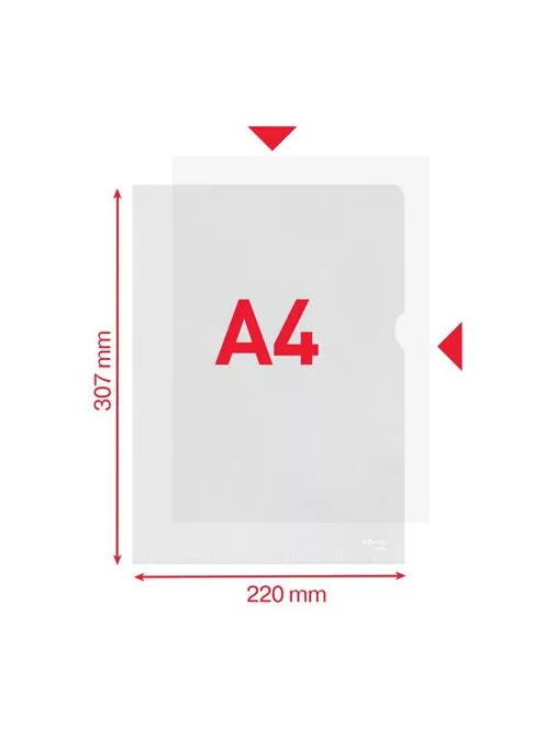 ESSELTE Genotherm, "L", A4, 105 mikron, narancsos felület, ESSELTE "Standard"