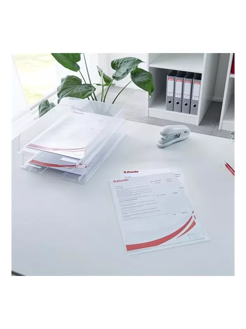 ESSELTE Genotherm, "L", A4, 105 mikron, narancsos felület, ESSELTE "Standard"