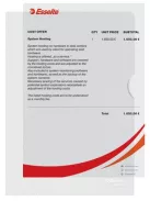 ESSELTE Genotherm, "L", A5, 115 mikron, narancsos felület, ESSELTE "Standard"