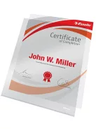 ESSELTE Genotherm, "L", A4, 150 mikron, víztiszta felület, ESSELTE "Luxus"