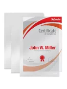 ESSELTE Genotherm, "L", A4, 150 mikron, víztiszta felület, ESSELTE "Luxus"