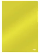 ESSELTE Genotherm, "L", A4, 150 mikron, víztiszta felület, ESSELTE "Luxus", sárga