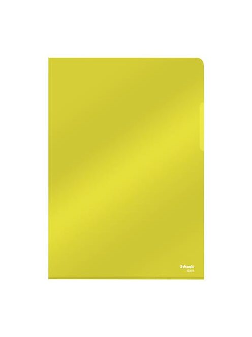 ESSELTE Genotherm, "L", A4, 150 mikron, víztiszta felület, ESSELTE "Luxus", sárga