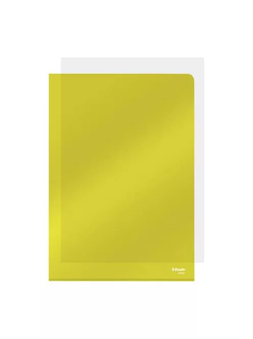 ESSELTE Genotherm, "L", A4, 150 mikron, víztiszta felület, ESSELTE "Luxus", sárga