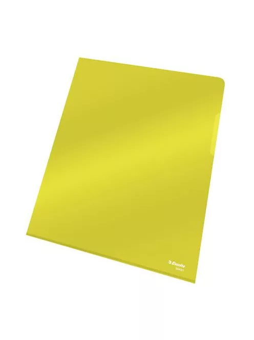 ESSELTE Genotherm, "L", A4, 150 mikron, víztiszta felület, ESSELTE "Luxus", sárga