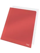 ESSELTE Genotherm, "L", A4, 150 mikron, víztiszta felület, ESSELTE "Luxus", piros