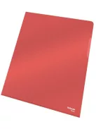 ESSELTE Genotherm, "L", A4, 150 mikron, víztiszta felület, ESSELTE "Luxus", piros