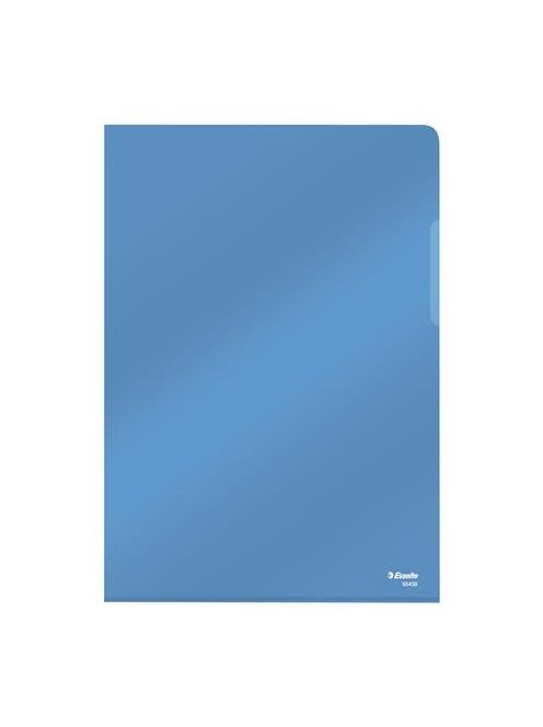 ESSELTE Genotherm, "L", A4, 150 mikron, víztiszta felület, ESSELTE "Luxus", kék