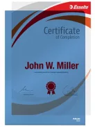 ESSELTE Genotherm, "L", A4, 150 mikron, víztiszta felület, ESSELTE "Luxus", kék