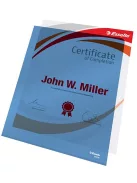 ESSELTE Genotherm, "L", A4, 150 mikron, víztiszta felület, ESSELTE "Luxus", kék