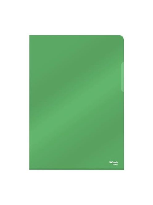 ESSELTE Genotherm, "L", A4, 150 mikron, víztiszta felület, ESSELTE "Luxus", zöld
