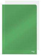 ESSELTE Genotherm, "L", A4, 150 mikron, víztiszta felület, ESSELTE "Luxus", zöld