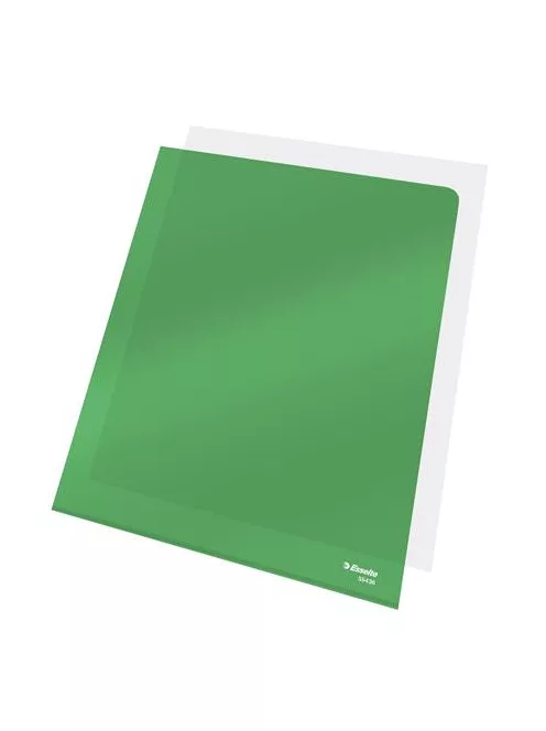 ESSELTE Genotherm, "L", A4, 150 mikron, víztiszta felület, ESSELTE "Luxus", zöld
