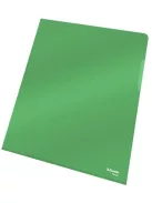 ESSELTE Genotherm, "L", A4, 150 mikron, víztiszta felület, ESSELTE "Luxus", zöld